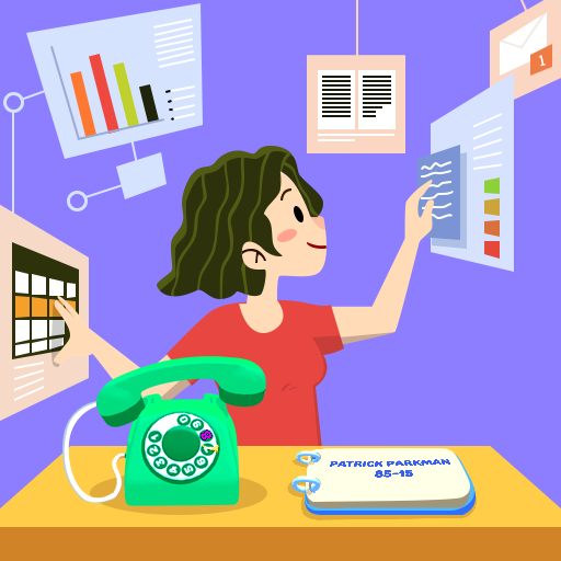 Interesting office icon