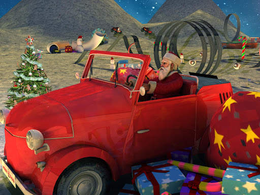 Extreme x-mas car stunt racing screenshot 9