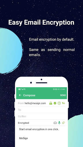 MeSign - Encrypted Email Client 2 تصوير الشاشة