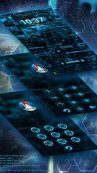 Futuristic Space Galaxy Theme screenshot 1