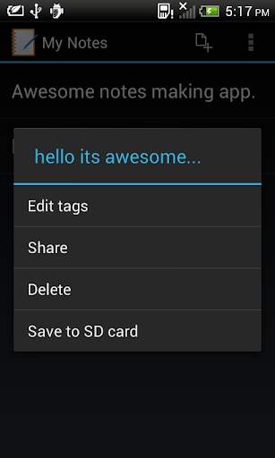 My Notes screenshot 5