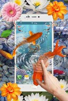 Koi Fish Pond 3D Liv Wallpaper Aquarium Background screenshot 3