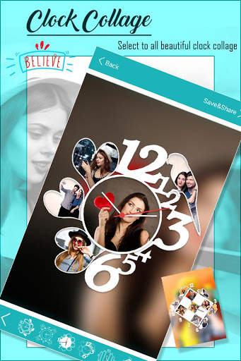 My Photo Collage Clock Live Wallpaper screenshot 2