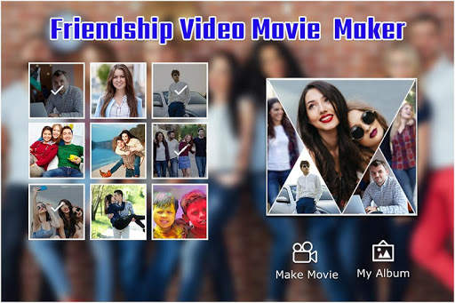 Friendship  Video Maker : BFF Movie Maker screenshot 1