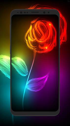 Glowing Flowers  Wallpaper 2020 screenshot 5