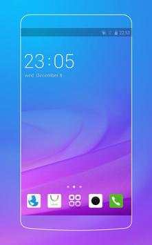 Theme For Vivo Y21L Purple Style Wallpaper screenshot 1