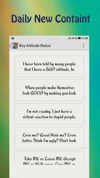 Boy Attitude Status NEW screenshot 3