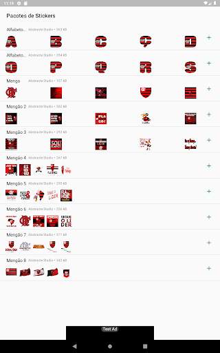 Flamengo Stickers 16 تصوير الشاشة