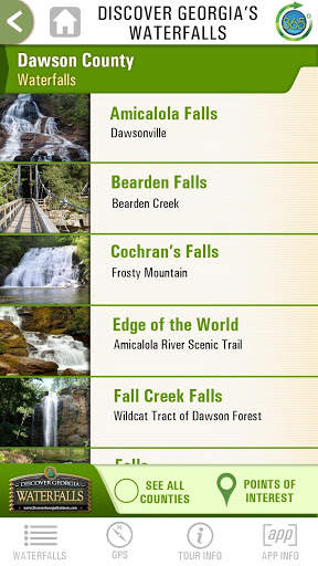 North Georgia Waterfalls screenshot 2