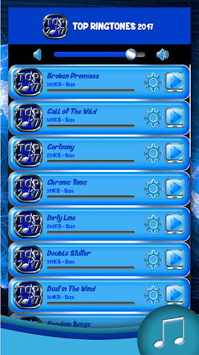 Top Ringtones 2017 screenshot 1