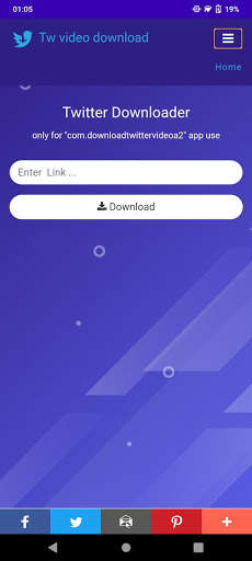download twitter video : twitter downloader 2021 screenshot 1