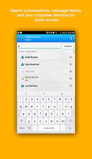 GroupWise Messenger screenshot 4