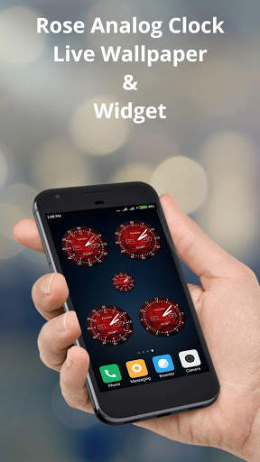 Rose Analog Clock screenshot 1
