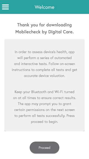 Mobilecheck by Digital Care screenshot 3