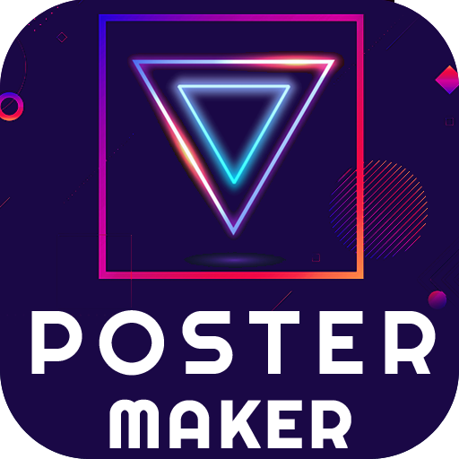 Poster Maker 2021 Flyer, Banner Ad graphic design आइकन