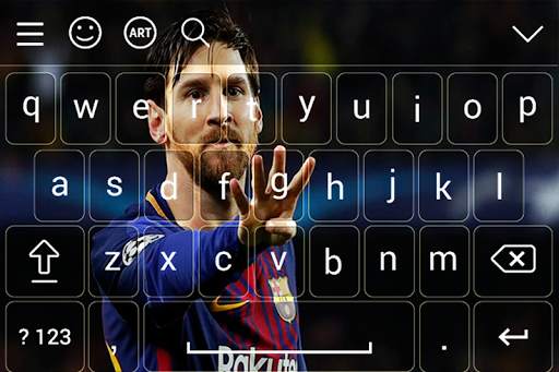 Lionel Messi Keyboard theme screenshot 2