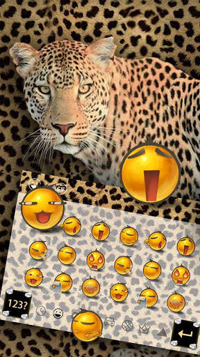 sexy leopard print cheetah diamond keyboard screenshot 2