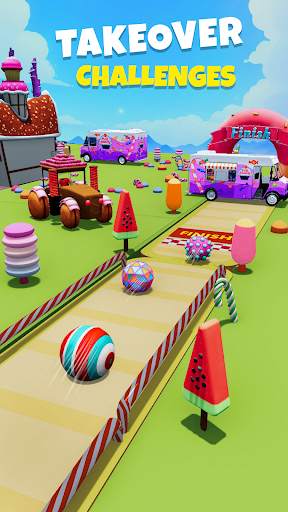 Candy Ball Run - Rolling Games screenshot 5