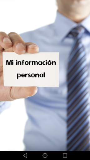Mi Información Personal screenshot 1
