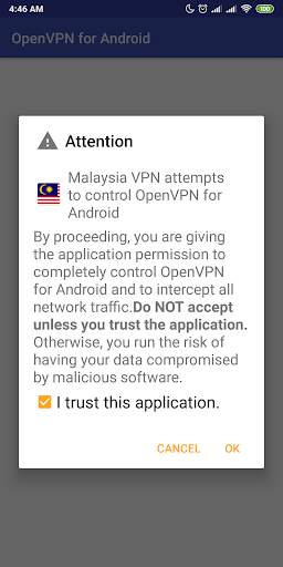 Malaysia VPN - Plugin for OpenVPN screenshot 3