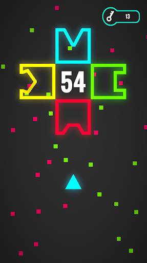 Shape Shift -  Hyper Casual Shift Game 🟢🟥🔷 screenshot 1