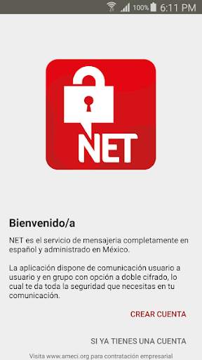 Net Messenger AMECI screenshot 1