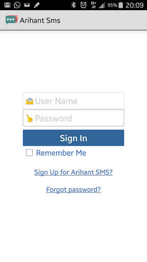 Arihant SMS Android App screenshot 2