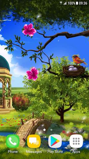 Spring Landscape Live Wallpaper screenshot 3