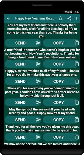 Happy New Year Wish SMS 2021 screenshot 5
