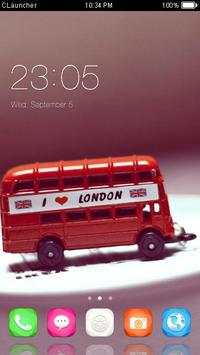 Cartoon London Bus Theme screenshot 1