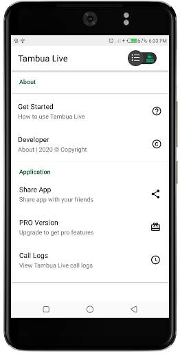 Tambua Live | Automatic Video Call For WA | Camera screenshot 1