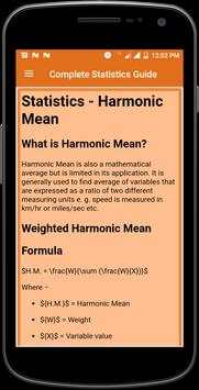 Complete Statistics Guide screenshot 1