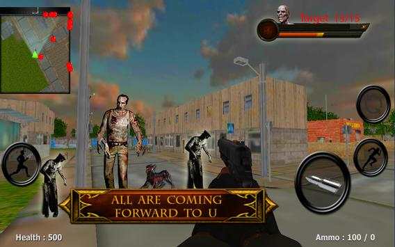 Perang 3D Zombie: Game Survival Commando screenshot 6