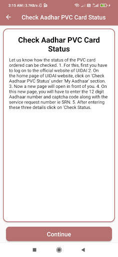Aadhar Card – Check Aadhar Status, Download Aadhar screenshot 5