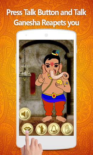 Talking & Dancing Ganesha screenshot 1