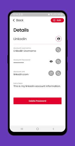 Password Stack स्क्रीनशॉट 8