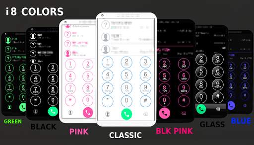 THEME i 8 PINK FOR EXDIALER screenshot 1
