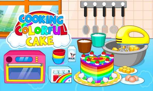 Cooking colorful cake 8 تصوير الشاشة