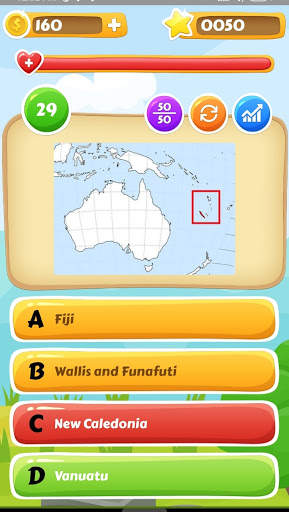 World Map Trivia : World Map Quiz Game screenshot 3