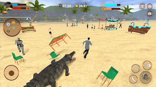 Crocodile Simulator Attack Game 3D screenshot 12
