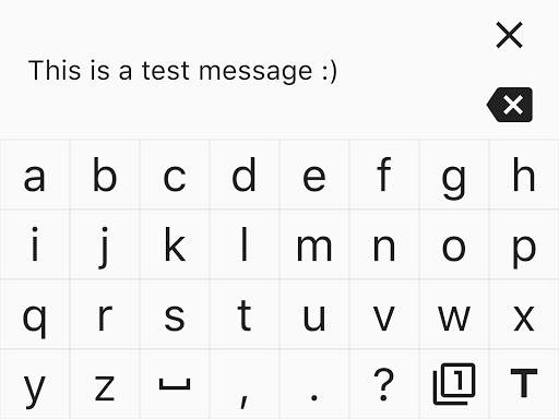 Accessible Keyboard स्क्रीनशॉट 1