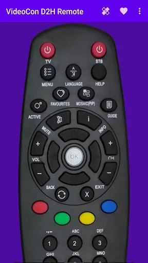 VideoCon D2H Remote App - Remote For VideoCon D2H screenshot 1