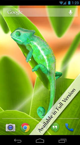 Chameleon 3DLiveWallpaper FREE screenshot 5
