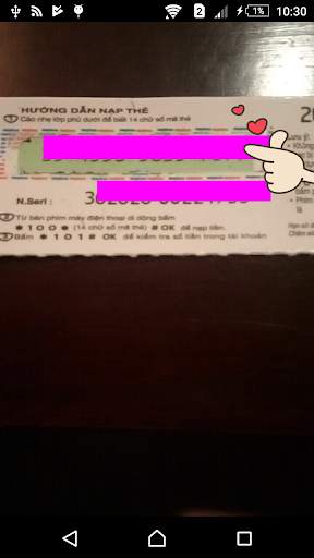 PPE - เติมเงินโทรศัพท์โดยคาเมร่า screenshot 1