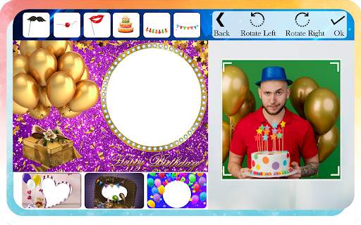 Birthday Photo Frames and Photo Editor screenshot 4