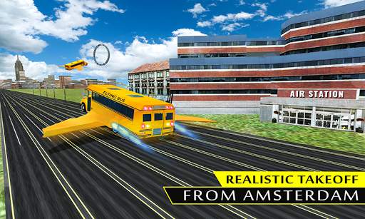 US Flying Bus pilot Transport:High School bus 2018 screenshot 3
