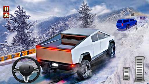 Cyber Truck Driving Simulator 4x4 : Offroad Jeeps screenshot 3