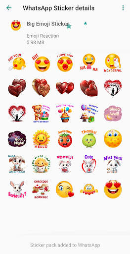 Sticker and Emoji for WhatsApp screenshot 5