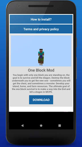 One Block For Minecraft screenshot 5