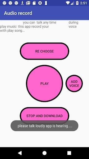 Add voice in Music screenshot 1